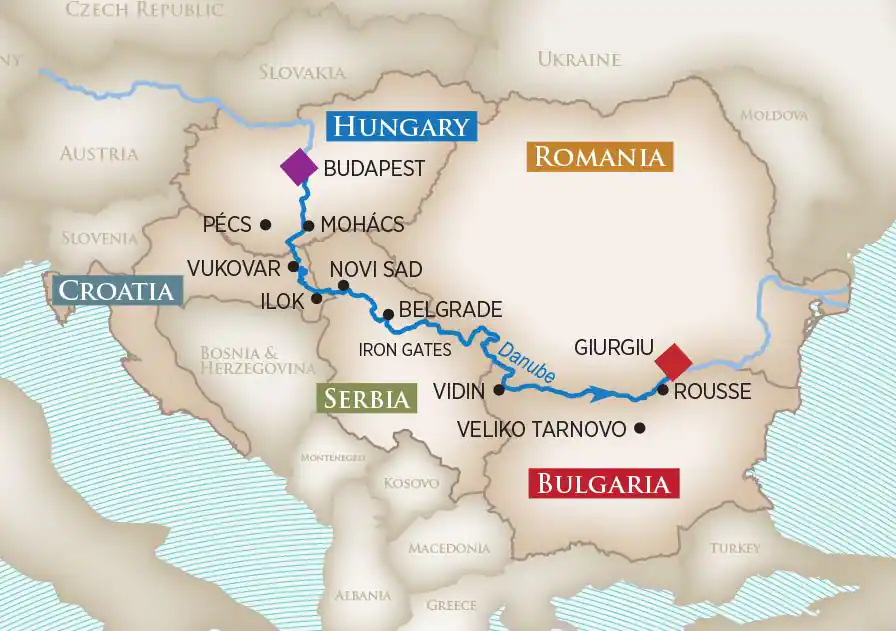 <span>8 Day AmaWaterways River Cruise from Budapest to Giurgiu 2024</span>