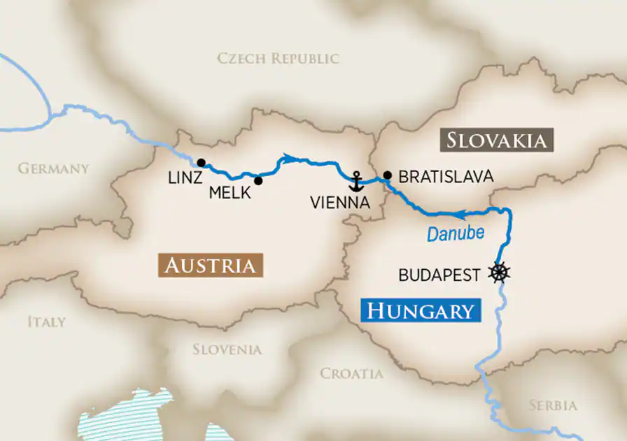 <span>8 Day AmaWaterways River Cruise from Budapest to Vienna 2024</span>