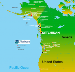 Ketchikan map