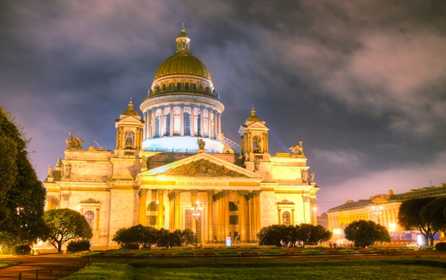 Saint Isaac's Cathedral (Isaakievskiy Sobor) in Saint Petersburg, Russia