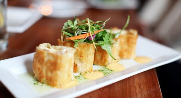 The lobster roll at Mache Bistro restaurant in Bar Harbor, Maine mache-bistro-lobster-roll-05272014