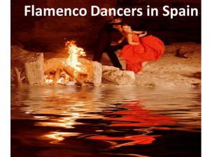Flamenco dancers in Spain.