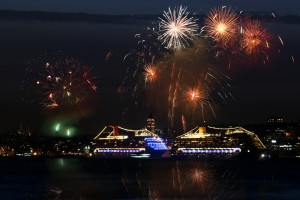 Asia Cruise Fireworks