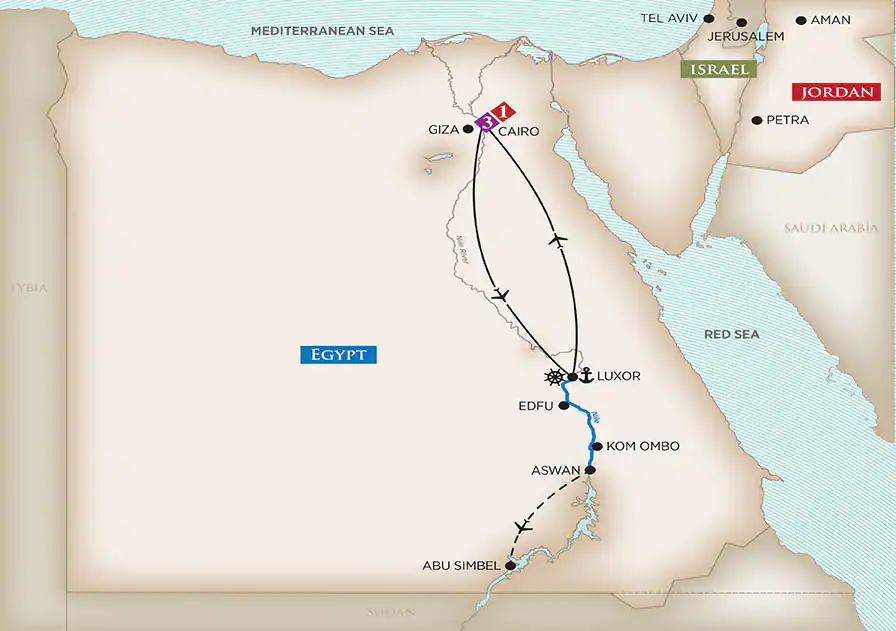 <span>12 Day AmaWaterways River Cruise from Luxor to Luxor 2025</span>