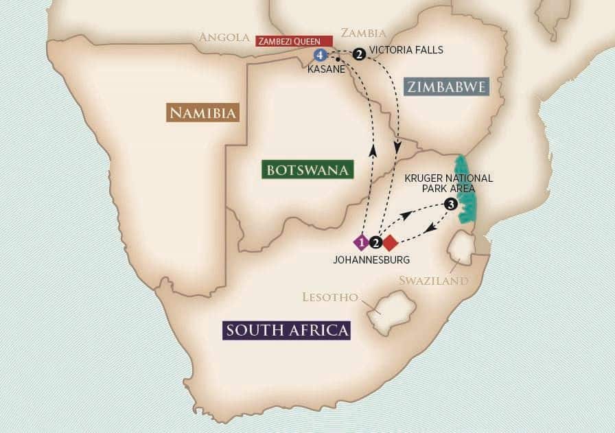 <span>13 Day AmaWaterways River Cruise from Johannesburg to Johannesburg 2025</span>