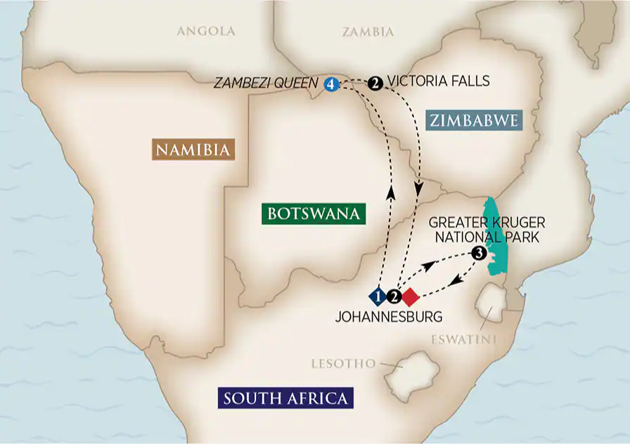 15 Day AmaWaterways River Cruise from Cape Town to Johannesburg 2027 - 