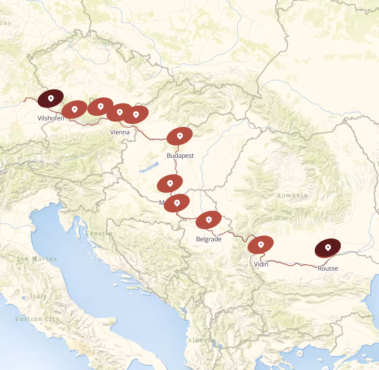 15 Day AmaWaterways River Cruise from Vilshofen to Giurgiu 2026 - 