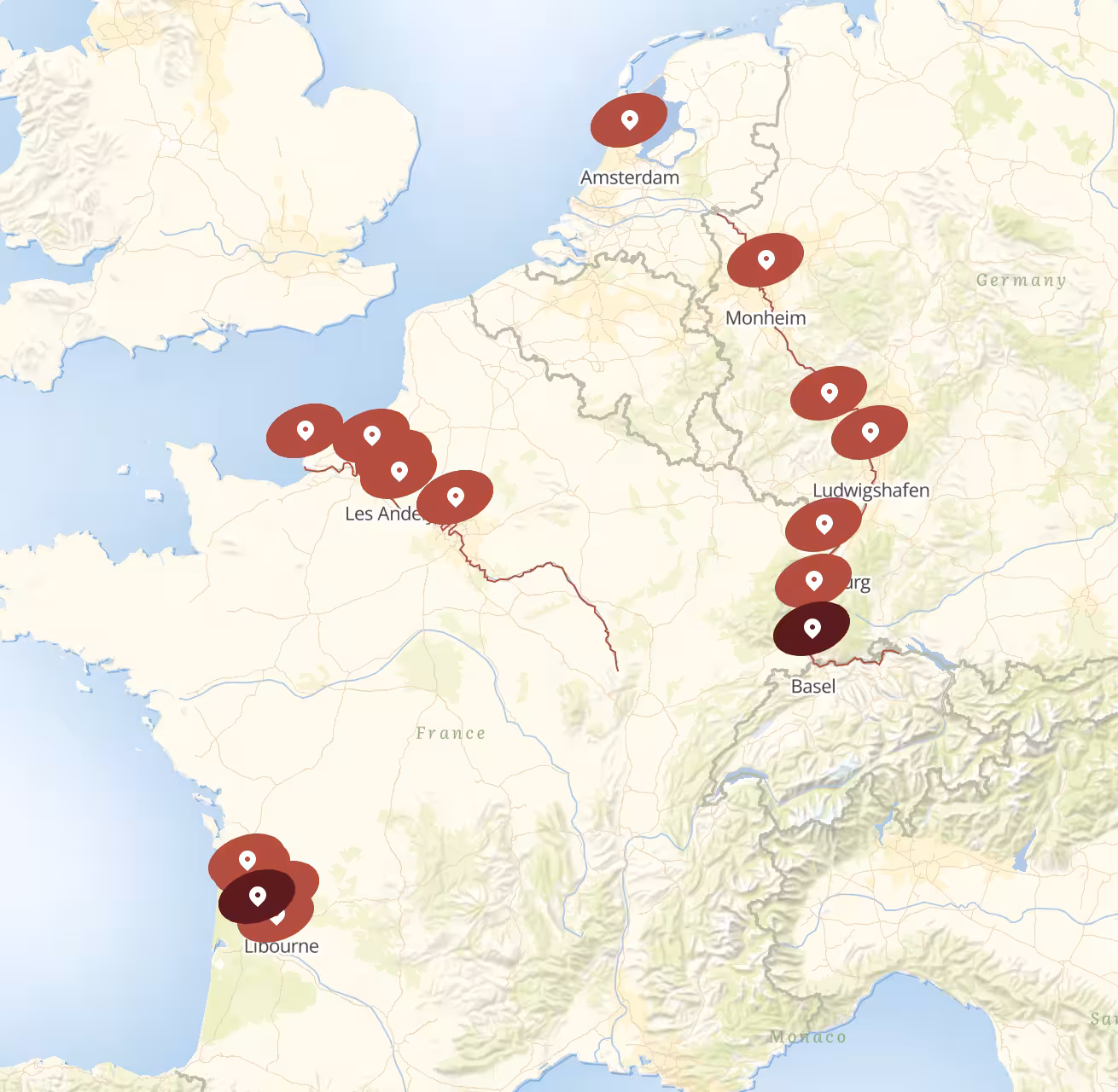 22 Day AmaWaterways River Cruise from Basel to Bordeaux 2027 - 