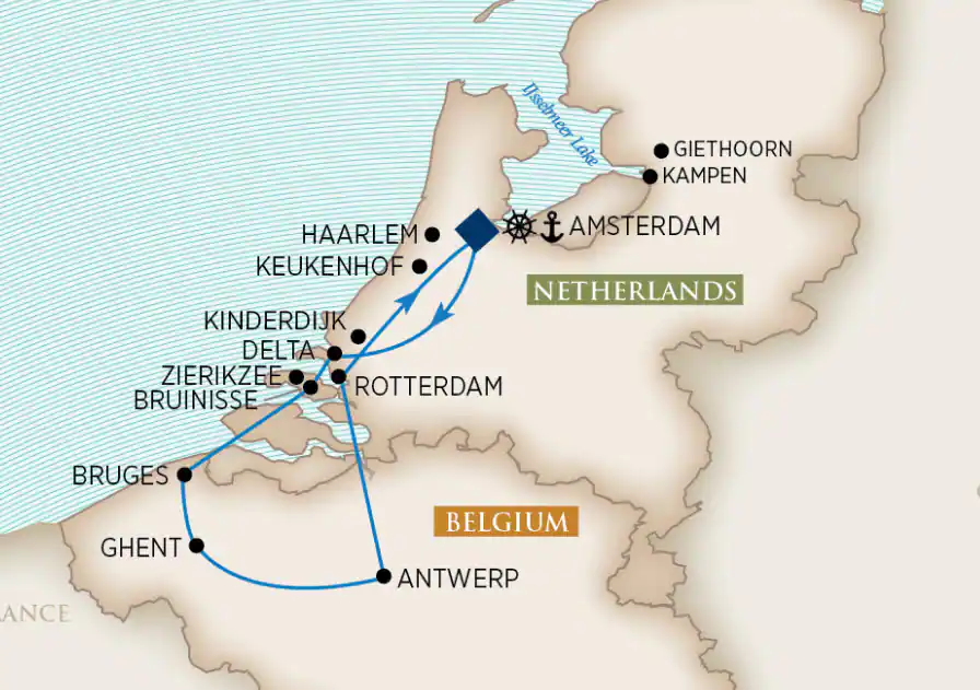 <span>8 Day AmaWaterways River Cruise from Amsterdam to Amsterdam 2025</span>