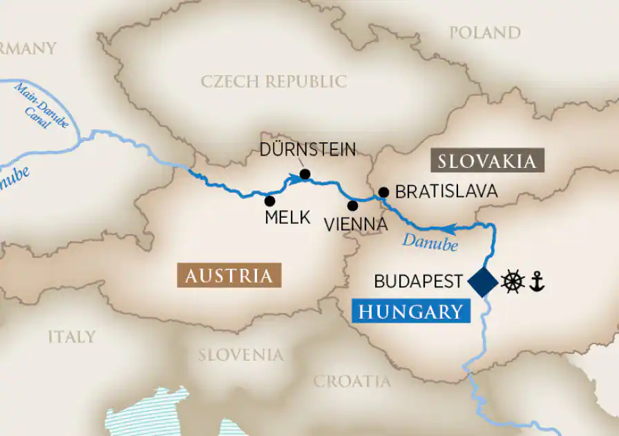 <span>8 Day AmaWaterways River Cruise from Budapest to Budapest 2025</span>
