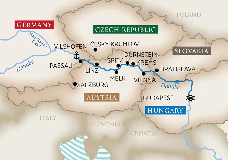 8 Day AmaWaterways River Cruise from Budapest to Vilshofen 2027 - 