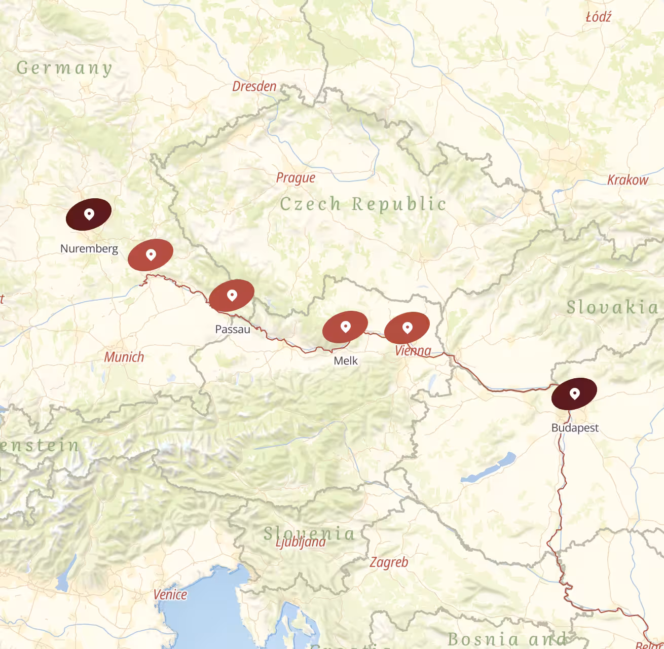 8 Day AmaWaterways River Cruise from Nuremberg to Budapest 2026 - 