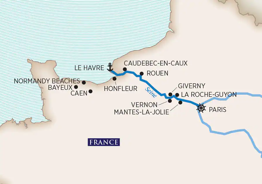 8 Day AmaWaterways River Cruise from Paris to Le Havre 2027 - 