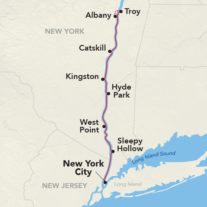 9 Day American Cruise Lines River Cruise from Albany to New York 2029 - 