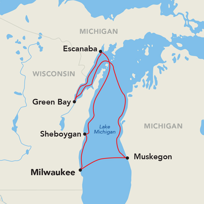 9 Day American Cruise Lines River Cruise from Milwaukee to Milwaukee 2029 - 