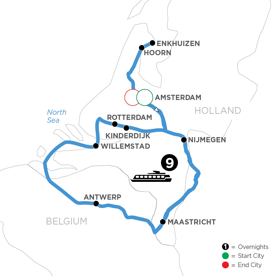 10 Day Avalon Waterways River Cruise from Amsterdam to Amsterdam 2027 - WDD