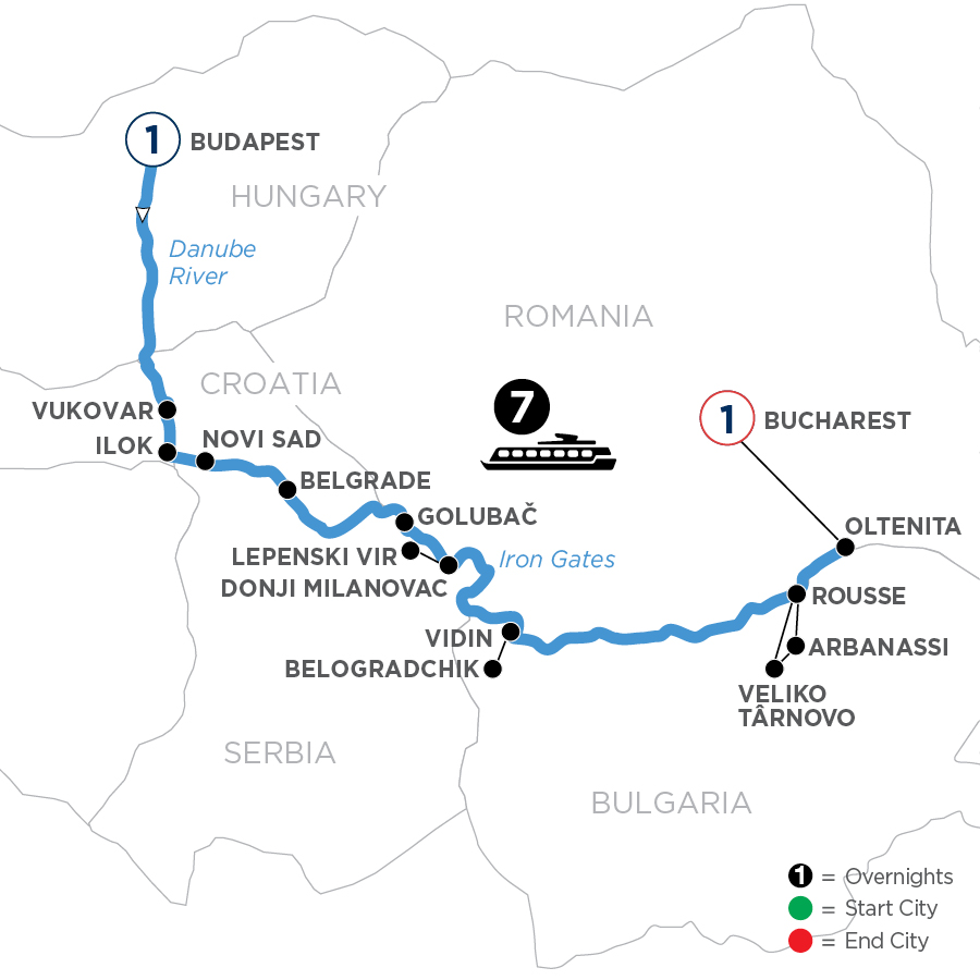 10 Day Avalon Waterways River Cruise from Budapest to Bucharest 2027 - WBOQ