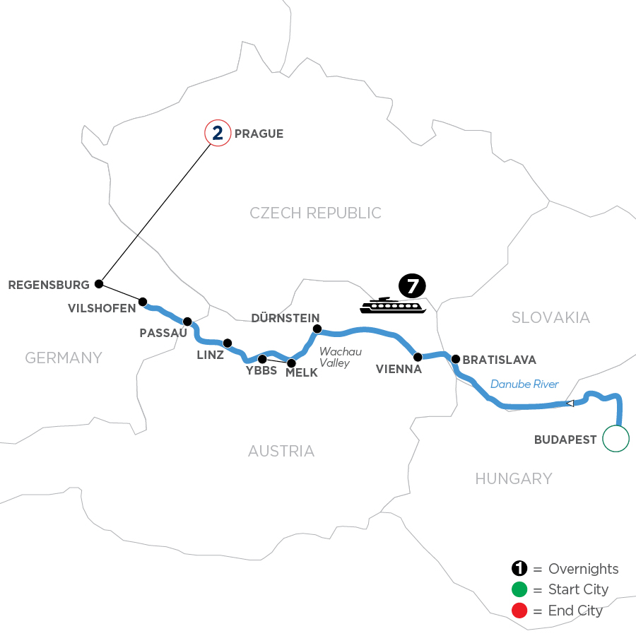 10 Day Avalon Waterways River Cruise from Budapest to Prague 2027 - WBDE