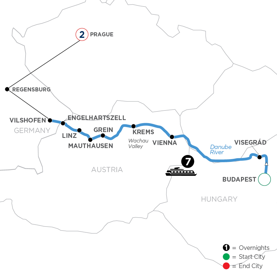 10 Day Avalon Waterways River Cruise from Budapest to Prague 2027 - WBLE