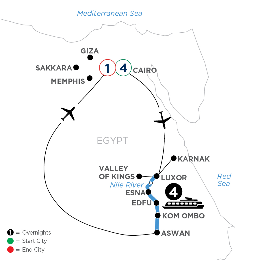 10 Day Avalon Waterways River Cruise from Cairo to Cairo 2027 - WUAY