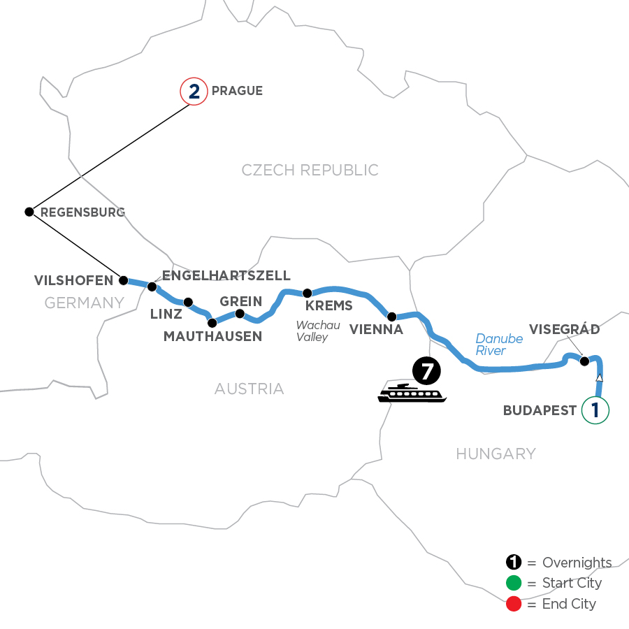 11 Day Avalon Waterways River Cruise from Budapest to Prague 2027 - WBLP