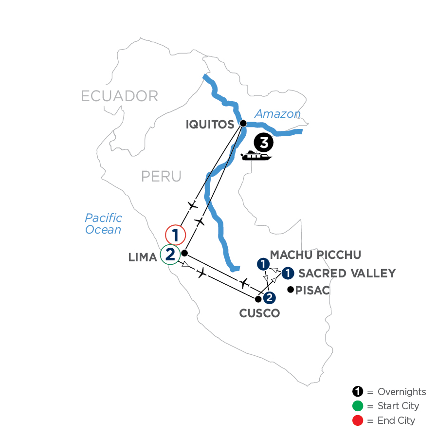 11 Day Avalon Waterways River Cruise from Lima to Lima 2027 - WAM