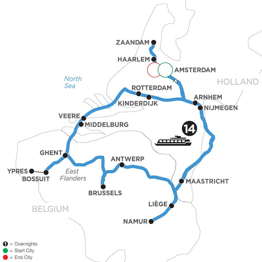 15 Day Avalon Waterways River Cruise from Amsterdam to Amsterdam 2024