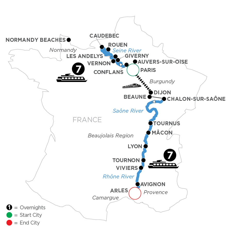 15 Day Avalon Waterways River Cruise from Paris to Arles 2027 - WPL
