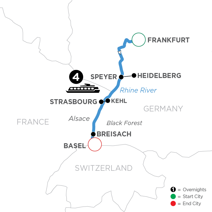 5 Day Avalon Waterways River Cruise from Frankfurt to Basel 2027 - WFZ