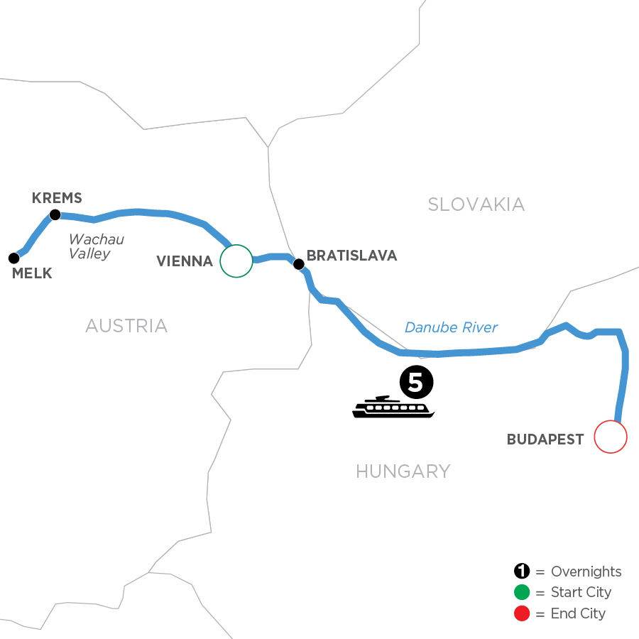 6 Day Avalon Waterways River Cruise from Vienna to Budapest 2027 - WTB