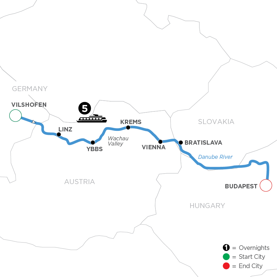 6 Day Avalon Waterways River Cruise from Vilshofen to Budapest 2027 - WPB