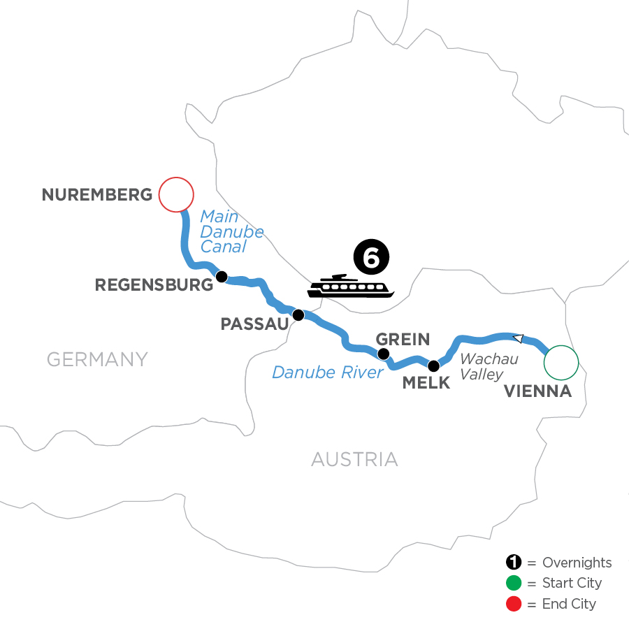 7 Day Avalon Waterways River Cruise from Vienna to Nuremberg 2027 - WVN