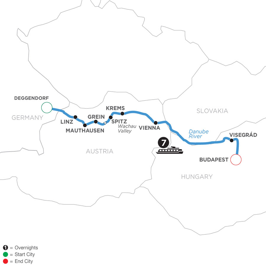 8 Day Avalon Waterways River Cruise from Deggendorf to Budapest 2023