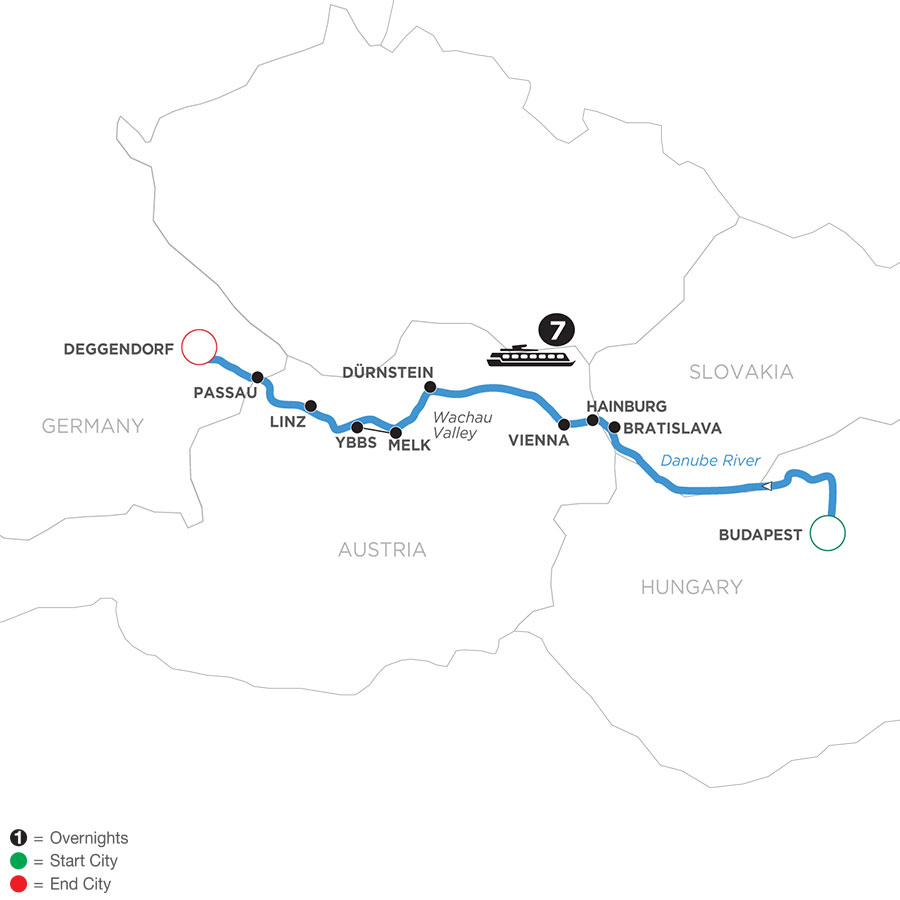 8 Day Avalon Waterways River Cruise from Budapest to Deggendorf 2024