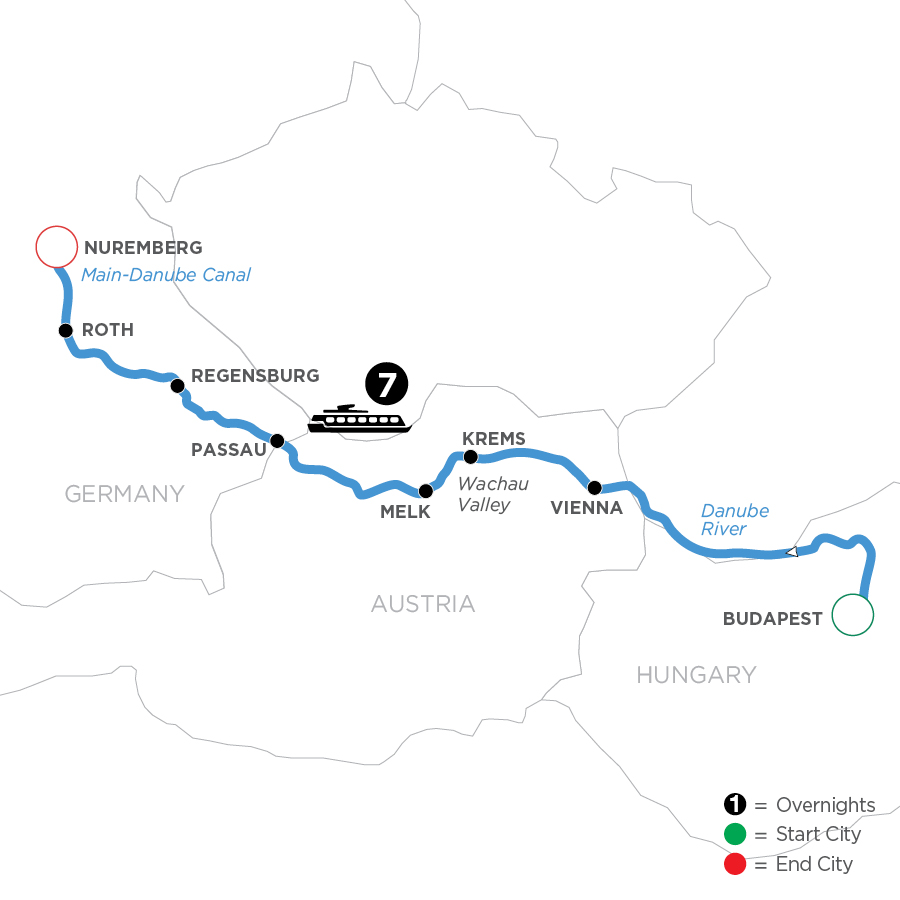 8 Day Avalon Waterways River Cruise from Budapest to Nuremberg 2027 - WBN