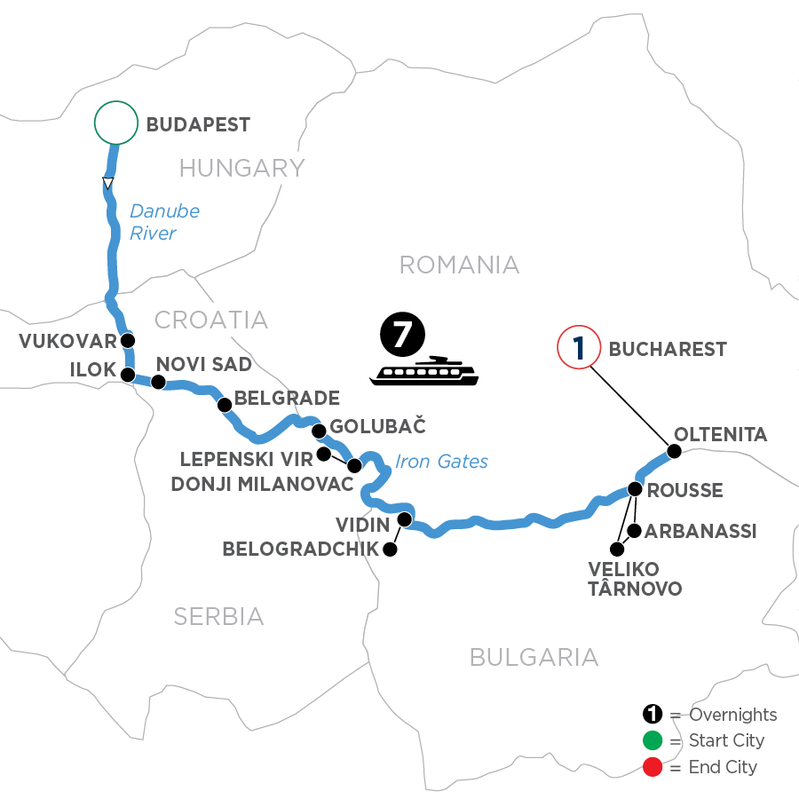 9 Day Avalon Waterways River Cruise from Budapest to Bucharest 2027 - WBOB