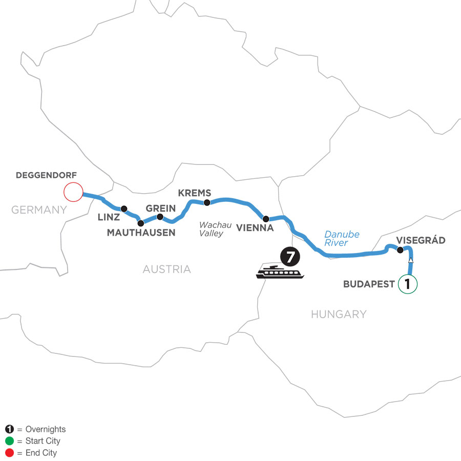 9 Day Avalon Waterways River Cruise from Budapest to Deggendorf 2024