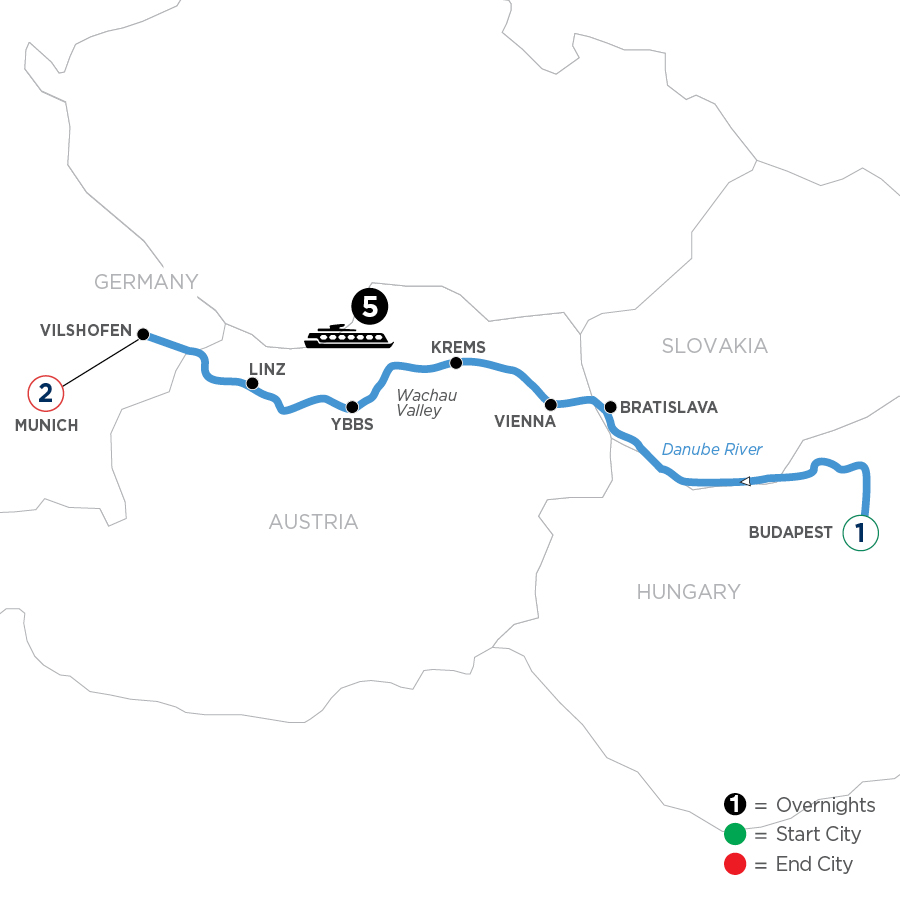 9 Day Avalon Waterways River Cruise from Budapest to Munich 2027 - WBPY