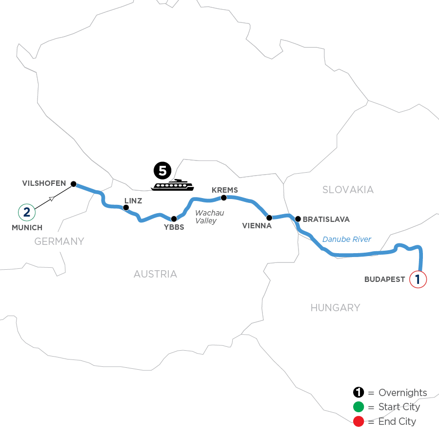 9 Day Avalon Waterways River Cruise from Munich to Budapest 2027 - WPBY