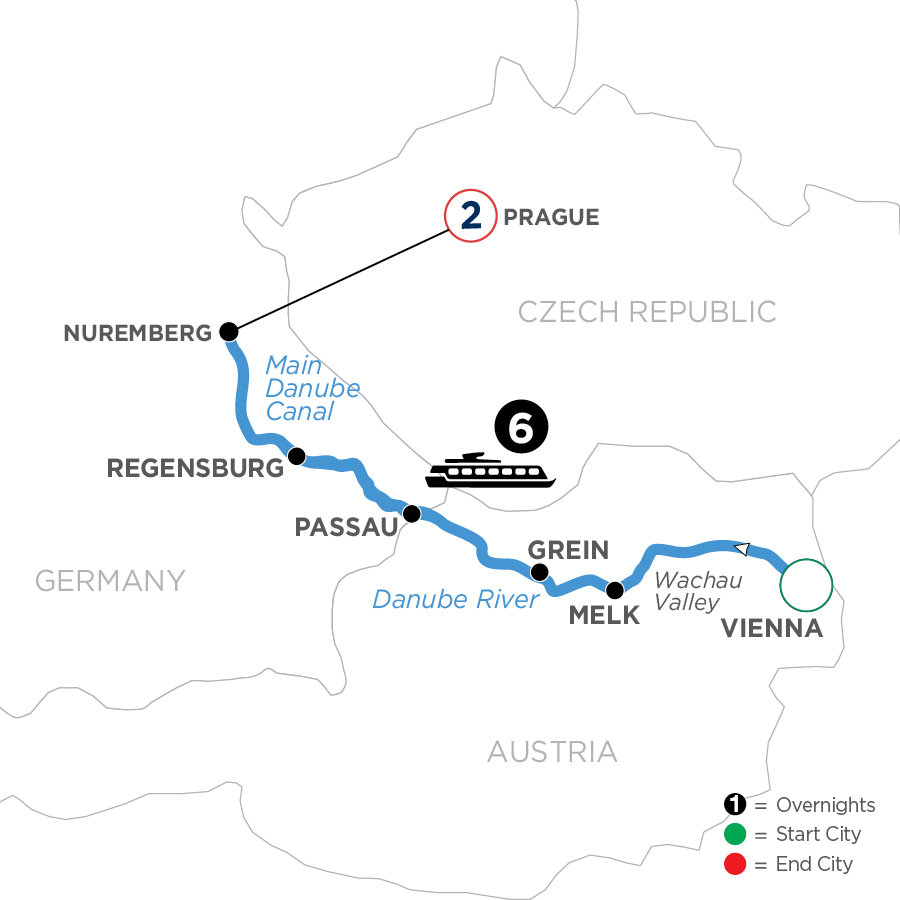 9 Day Avalon Waterways River Cruise from Vienna to Prague 2027 - WVNE