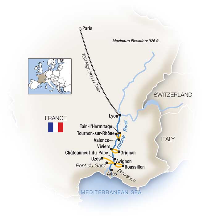<span>10 Day Tauck River Cruise from Paris to Lyon 2025</span><span>(rof2025)</span>