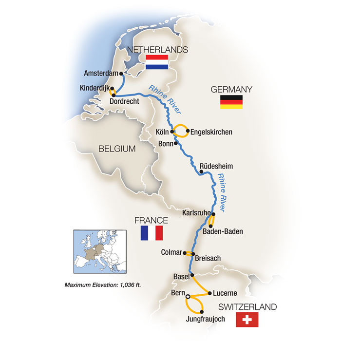 <span>10 Day Tauck River Cruise from Zurich to Amsterdam 2025</span><span>(rgn2025)</span>