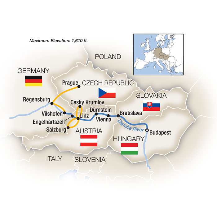 12 Day Tauck River Cruise from Budapest to Prague 2026 - 