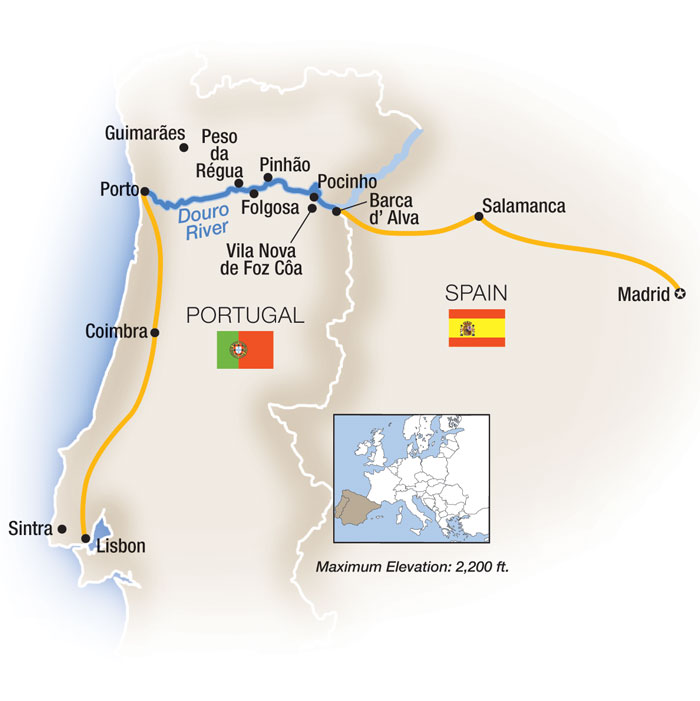 12 Day Tauck River Cruise from Madrid to Lisbon 2026 - 