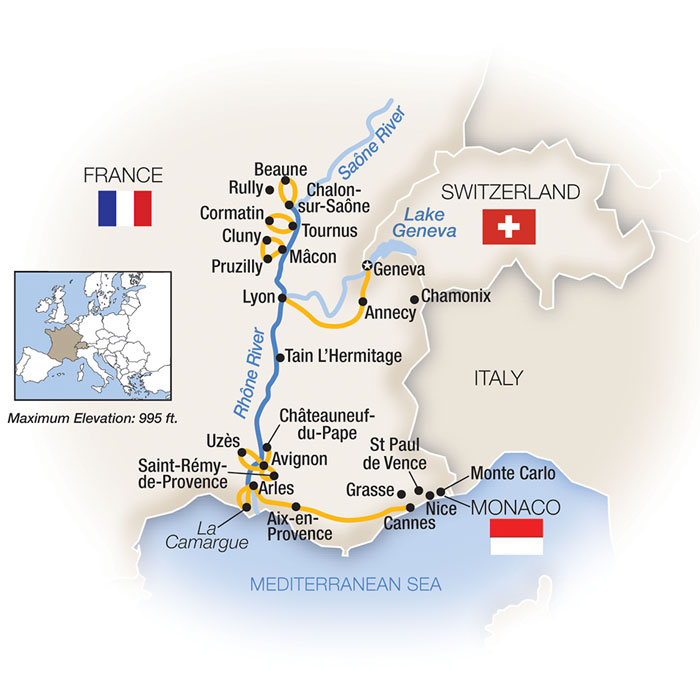 <span>14 Day Tauck River Cruise from Cannes to Geneva Switzerland 2025</span><span>(qgn2025)</span>