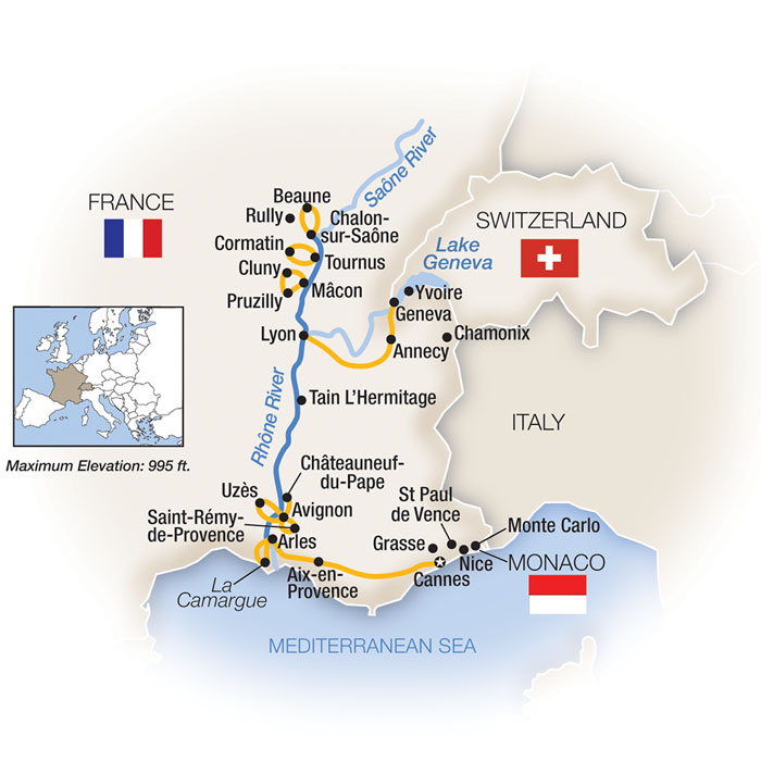 14 Day Tauck River Cruise from Marseille to Geneva 2026 - 