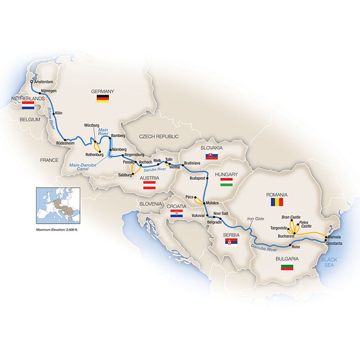 <span>25 Day Tauck River Cruise from Amsterdam to Bucharest 2025</span><span>(rxe2025)</span>