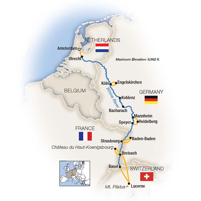 <span>8 Day Tauck River Cruise from Amsterdam to Basel 2025</span><span>(riy2025)</span>