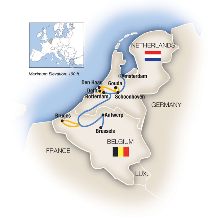 8 Day Tauck River Cruise from Amsterdam to Brussels 2026 - 