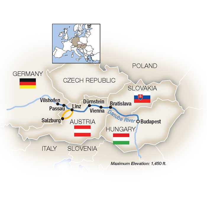 8 Day Tauck River Cruise from Budapest to Munich 2026 - 